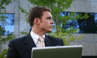 Man working
