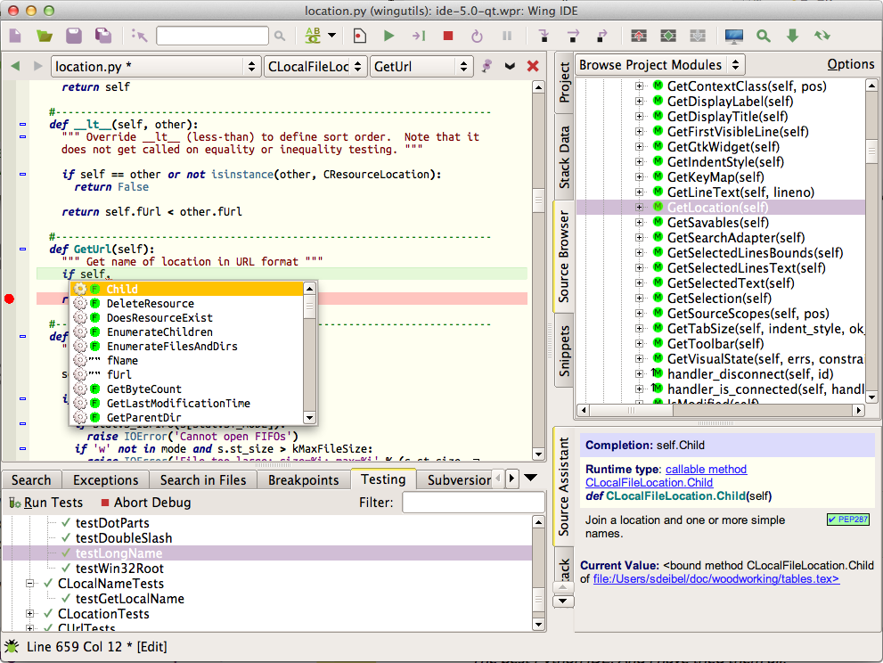 Wing Python IDE Screencast