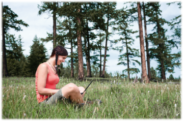 Woman in Field