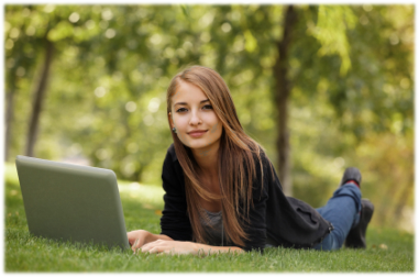 Woman in Park