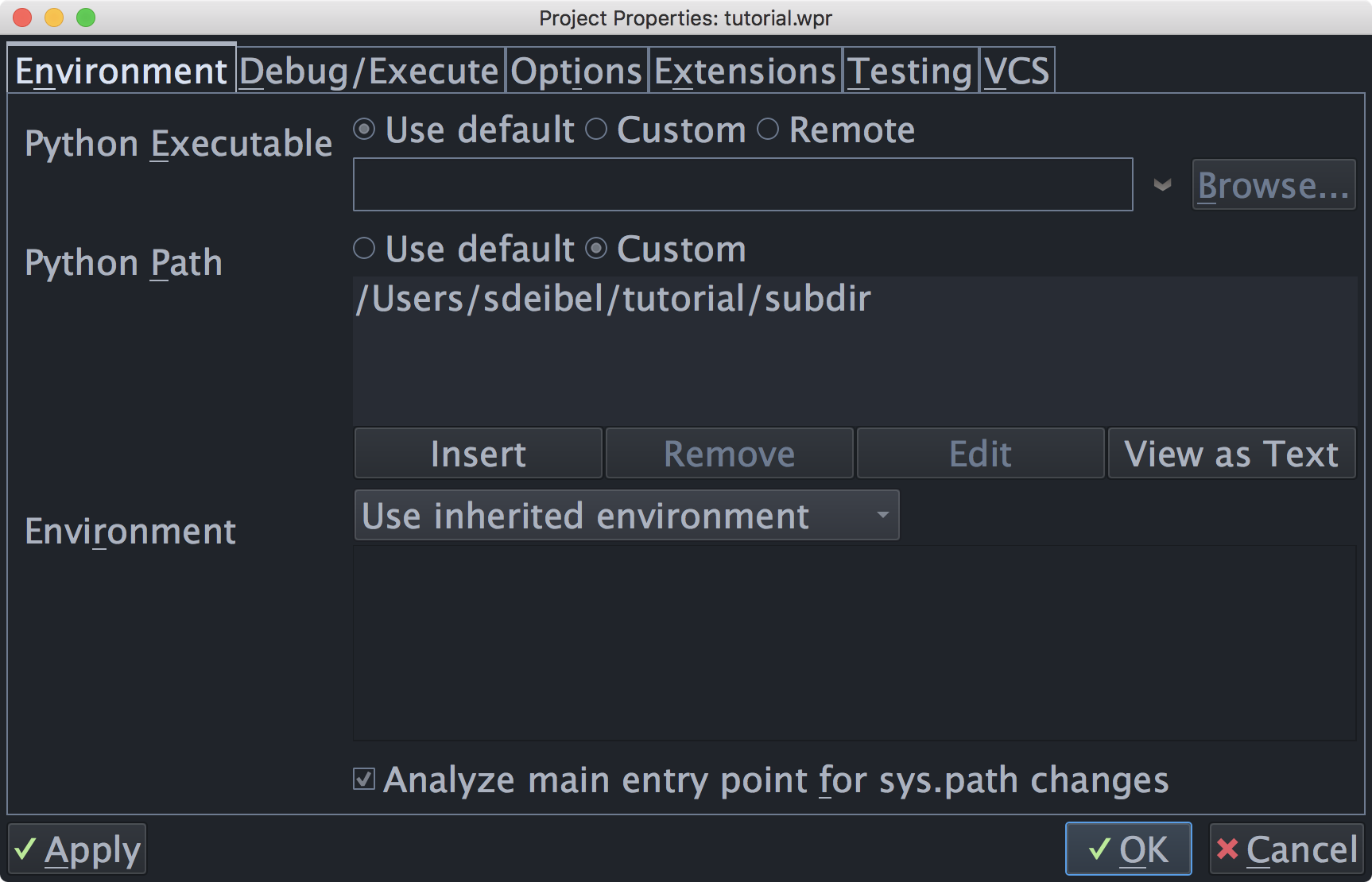 Default Path For Python Modules