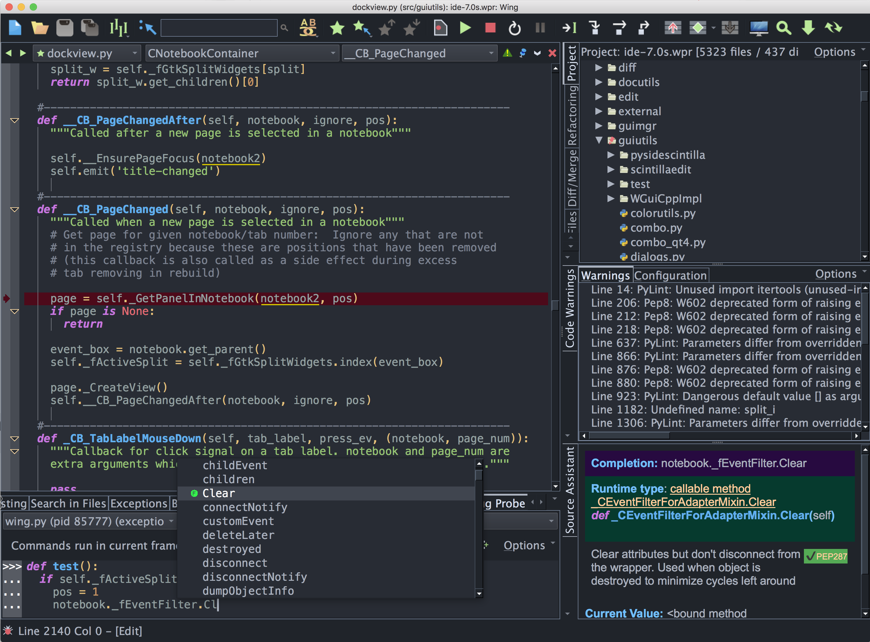 set breakpoints in thonny python ide